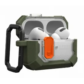 Чехол Urban Armor Gear (UAG) Plasma Case для AirPods Pro/Pro 2, Olive Drab, оливково-серый